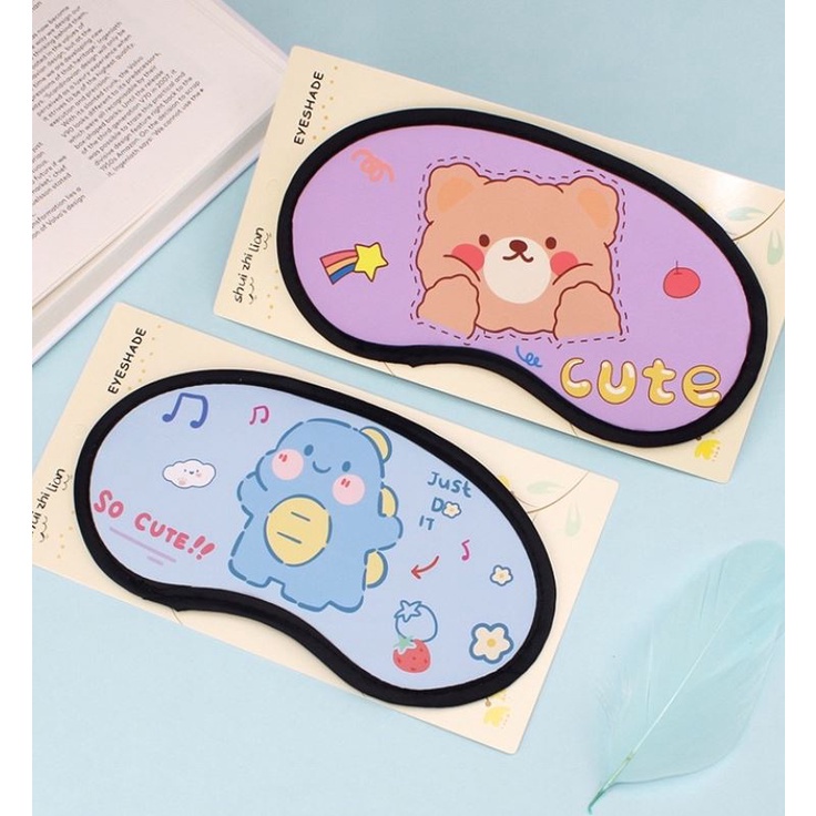 Miếng Che Mắt (Bịt Mắt) Chống Chói Mắt Khi Ngủ Siêu Cute để