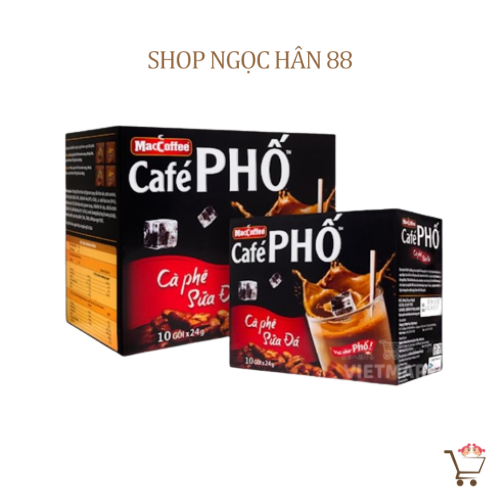 Cà phê phố hộp 10 gói x 24gr