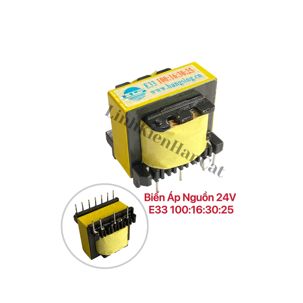 Biến áp nguồn 24v e33 100:16:30:25