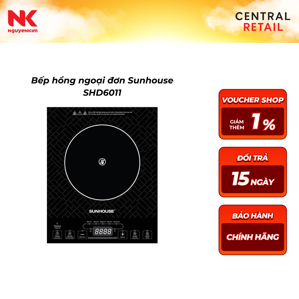Bếp hồng ngoại Sunhouse SHD6011