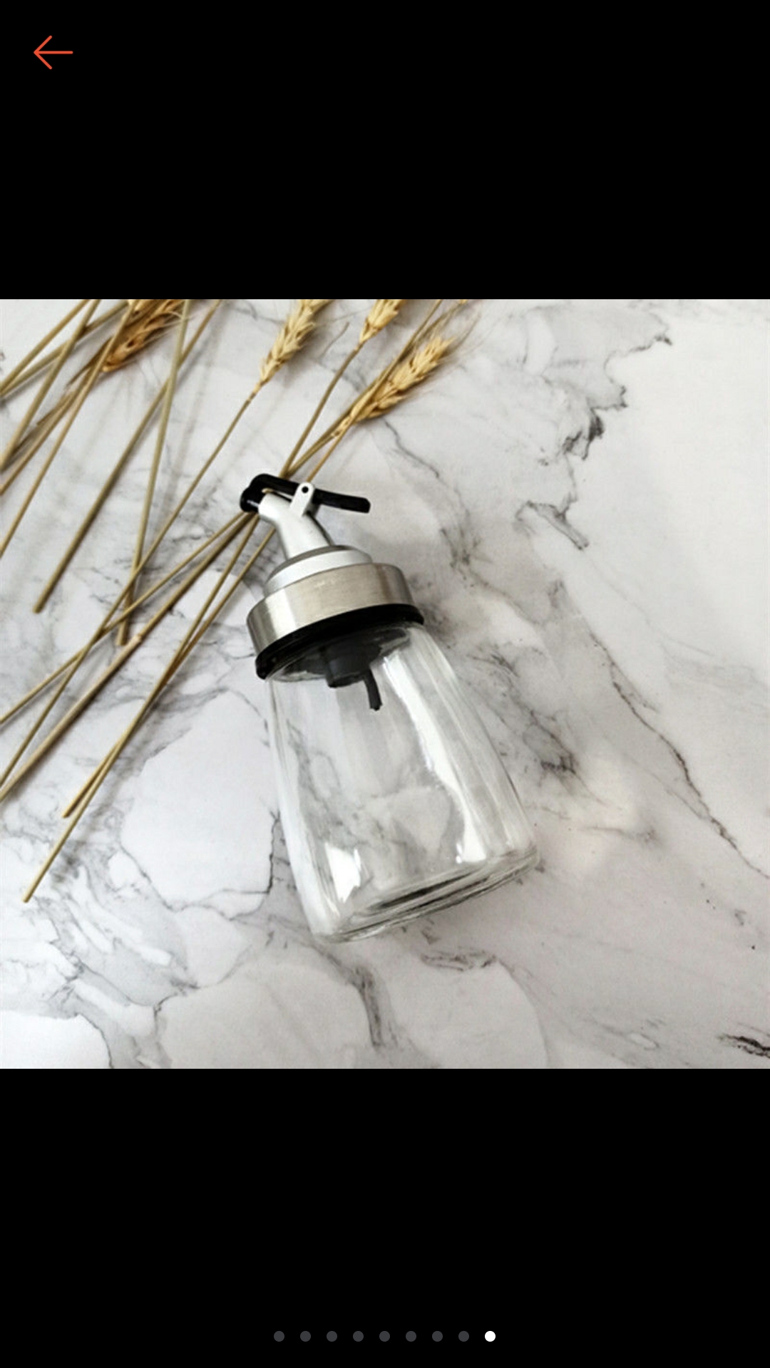 Chai thủy tinh đựng dầu nắp rót cao cấp 180ml