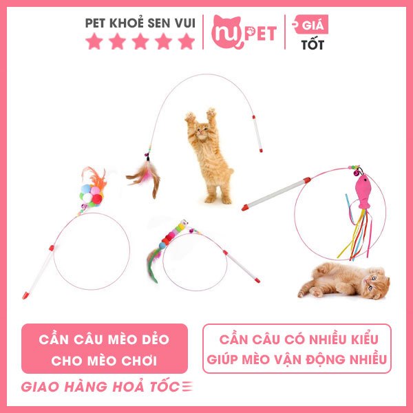 Flexible Cat Fishing Rod |   Toys for Cats