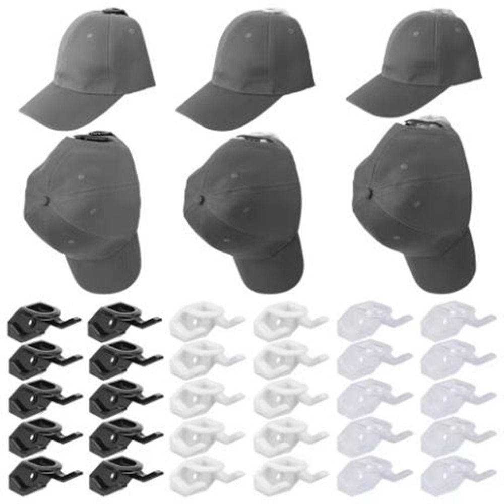 Pvc Hat Display 10Pcs Multipurpose Plastic Hat Display Hooks Self Adhesive Wall Mounted ...