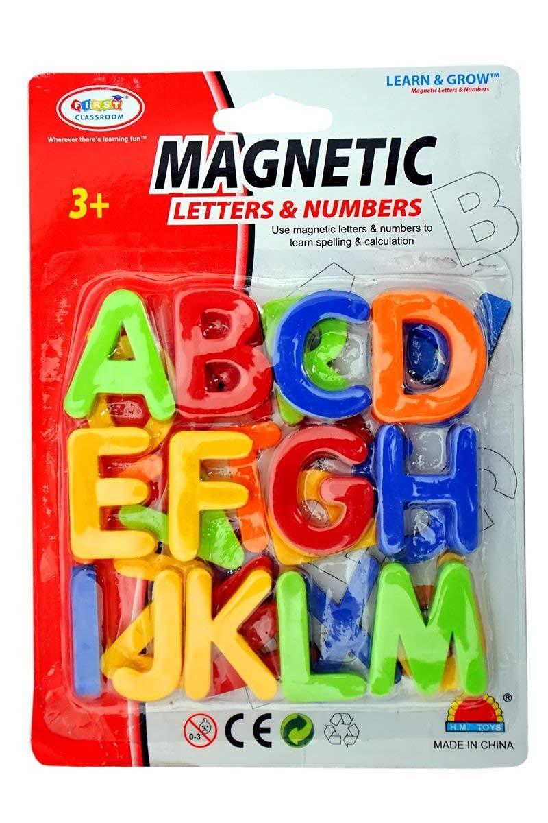 ABC Early Learning Magnetic Alphabets Fridge Magnets For Kids and Toddlers. 