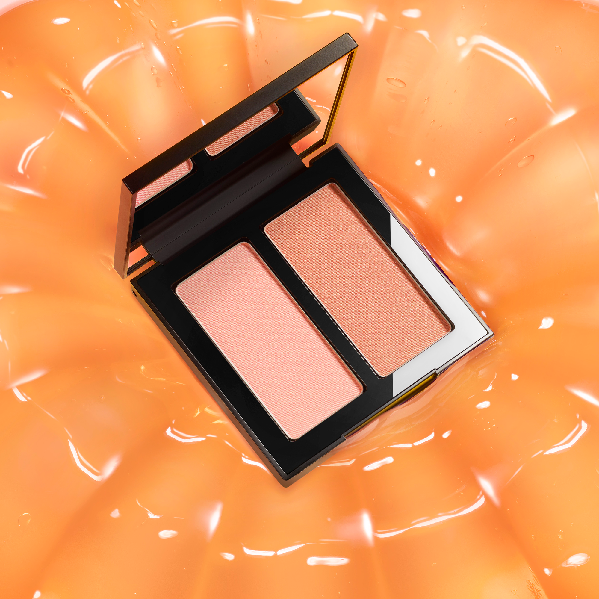 shu uemura 3d cheekmate face color powder blush palette for plump