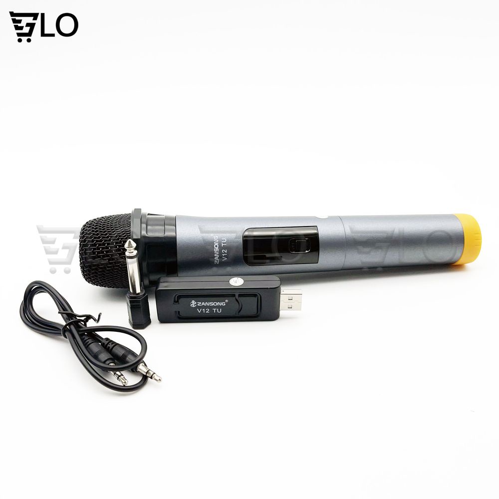 Micro Không Dây Đa Năng Zansong V12 Màn Hình Led