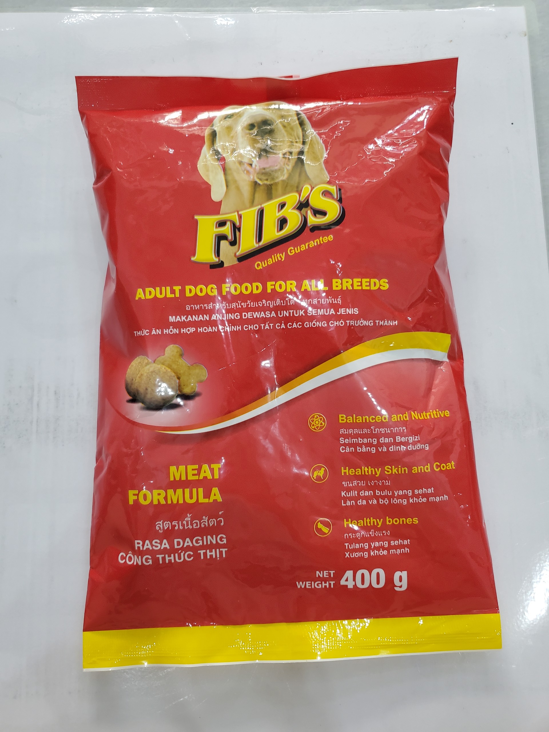 Combo 5 gói thức ăn cho chó lớn FIBs Adult 500g thumbnail