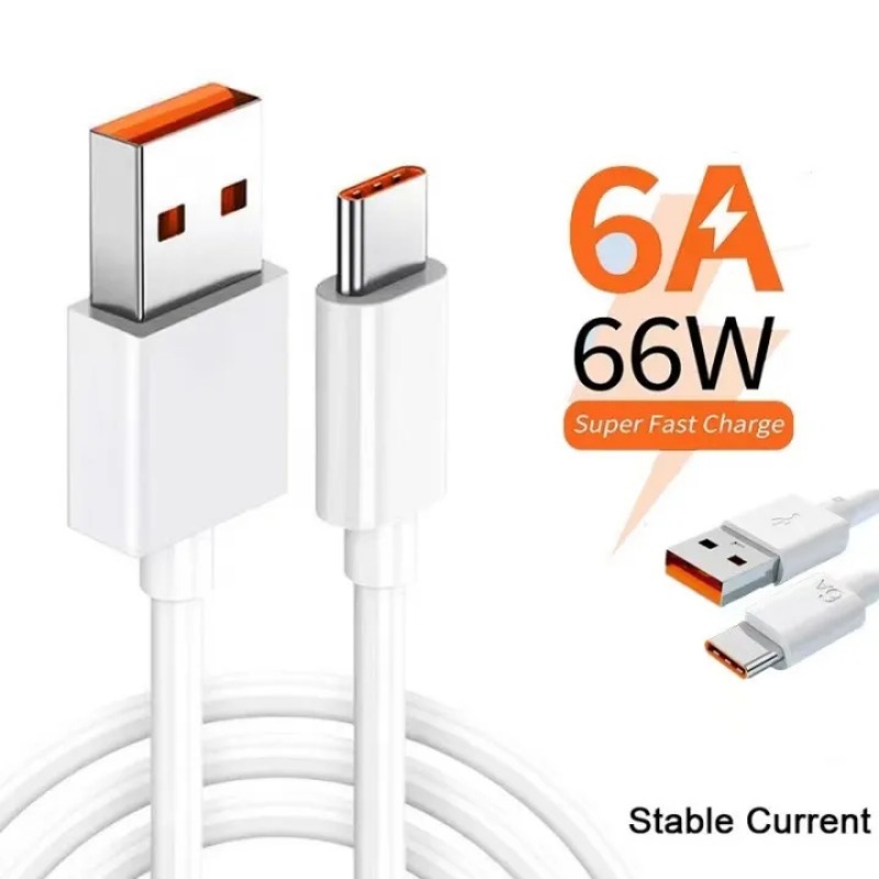 66W 6A siêu nhanh Cáp sạc nhanh loại USB C dây truyền dữ liệu Sạc Cáp Sạc Nhanh Cáp sạc