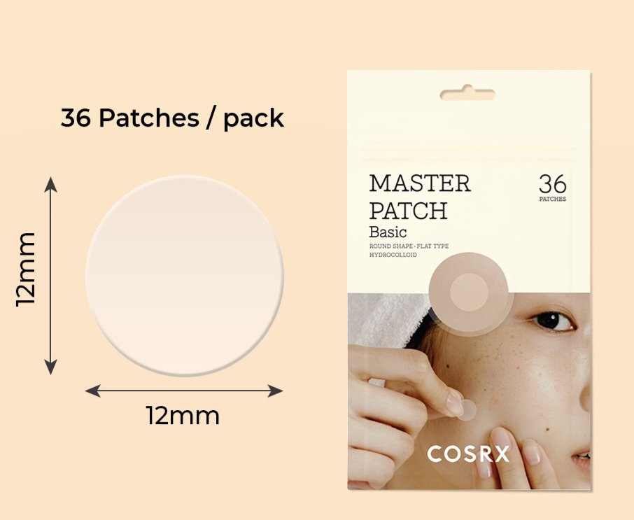 Miếng dán mụn Cosrx Master Patch Hydrocolloid (36 Patches) - Basic