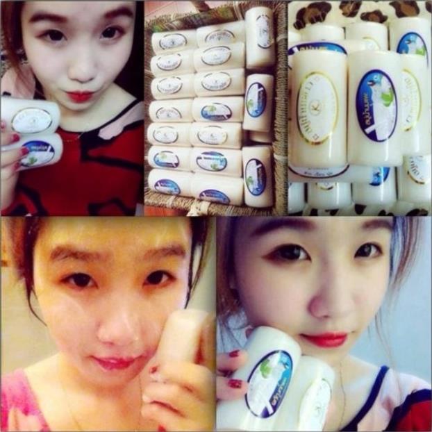 Lẻ 01 bánh Xà phòng cám gạo sữa dê Thái Lan