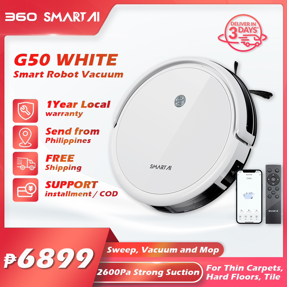 360 SmartAI G50 Smart Mini Robot Vacuum 