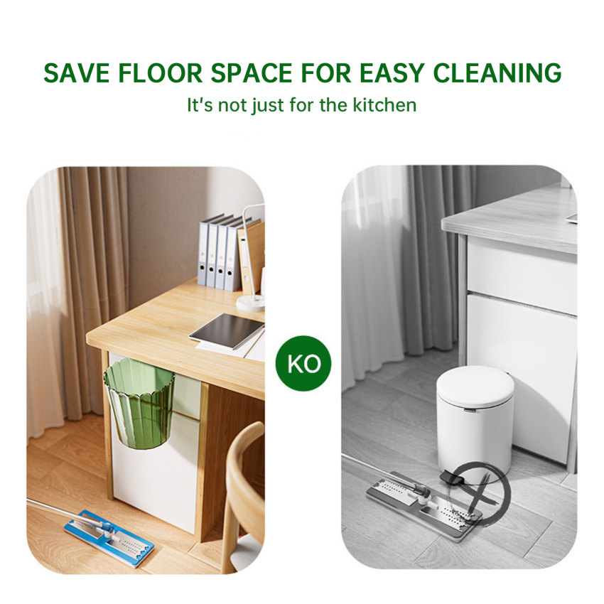 Kitchen Hanging Trash Can Desktop Clutter Collection Basket Cabinet Wall Mounted Garbage Bin Container Household