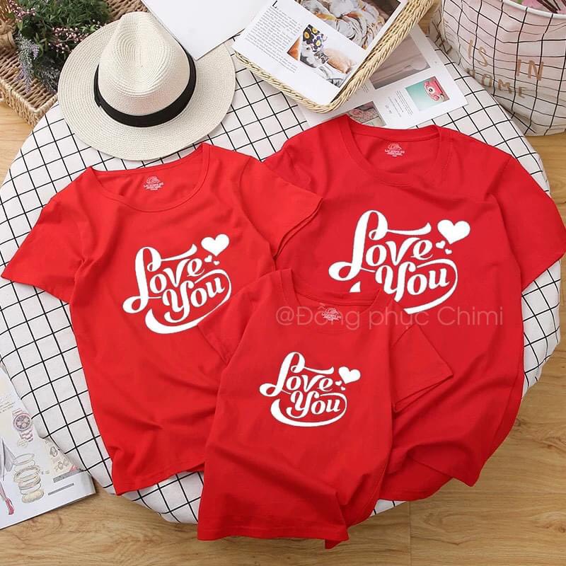 Áo gia đình love you