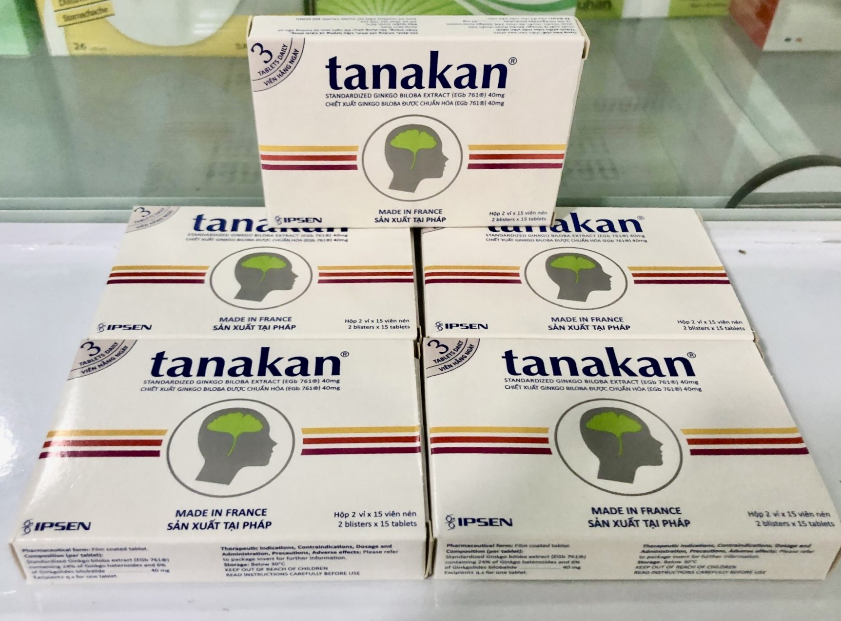 Tanakan - 2 vỉ x 15 viên/1 hộp