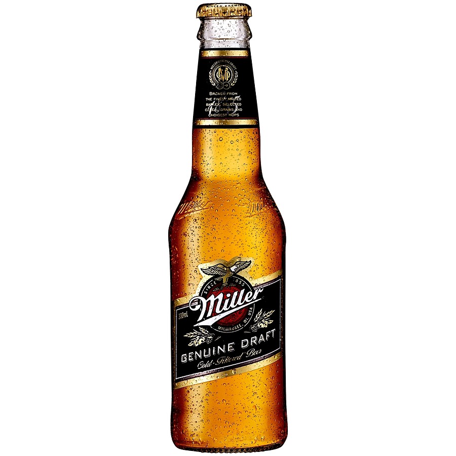 Bia Miller Genuine Draft Chai 330ml
