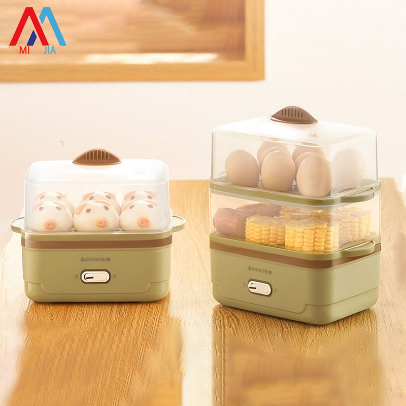 XIAOMIJIA Egg boiled egg steamer, Multifunctional automatic power off, home small mini dormitory egg breakfast machine wholesale