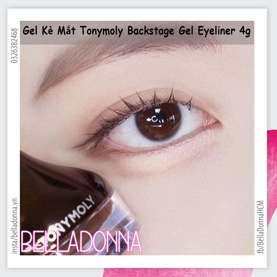 Gel Kẻ Mắt Chống Trôi TonyMoly Backstage Gel Eyeliner 4g