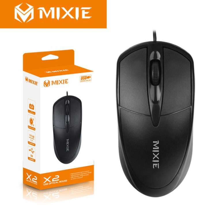 Chuột dây mixie x2 3 phím bấm - chính hãng - bảo hành 12 tháng