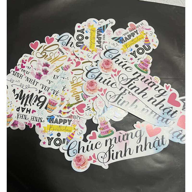Sét 10 cái banner chúc mừng sinh nhât