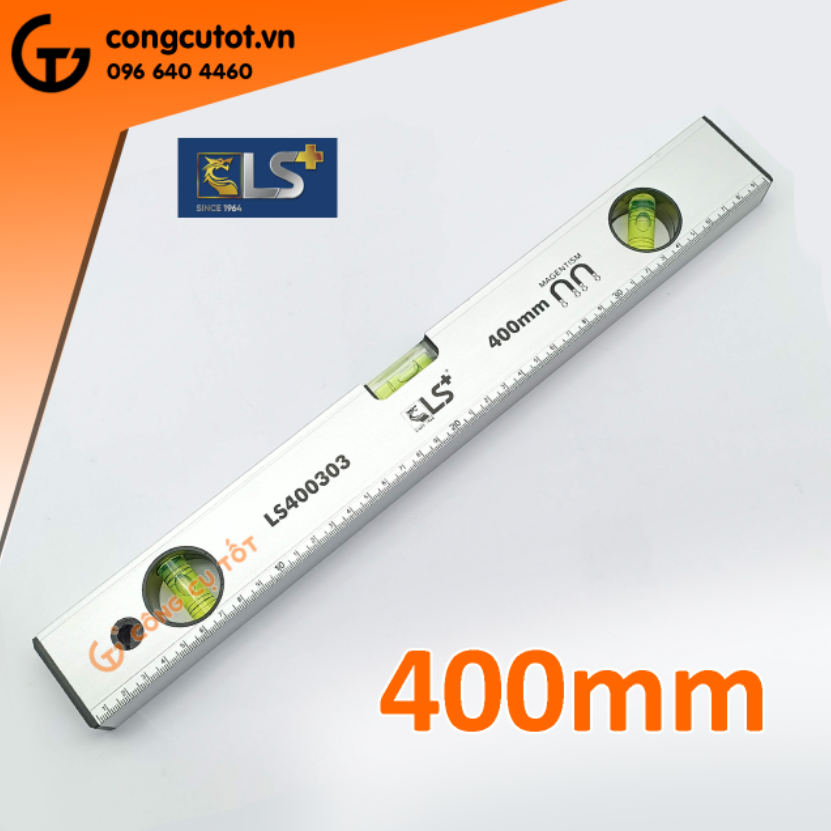 Thước thủy LS+ có đế nam châm size tùy chọn
