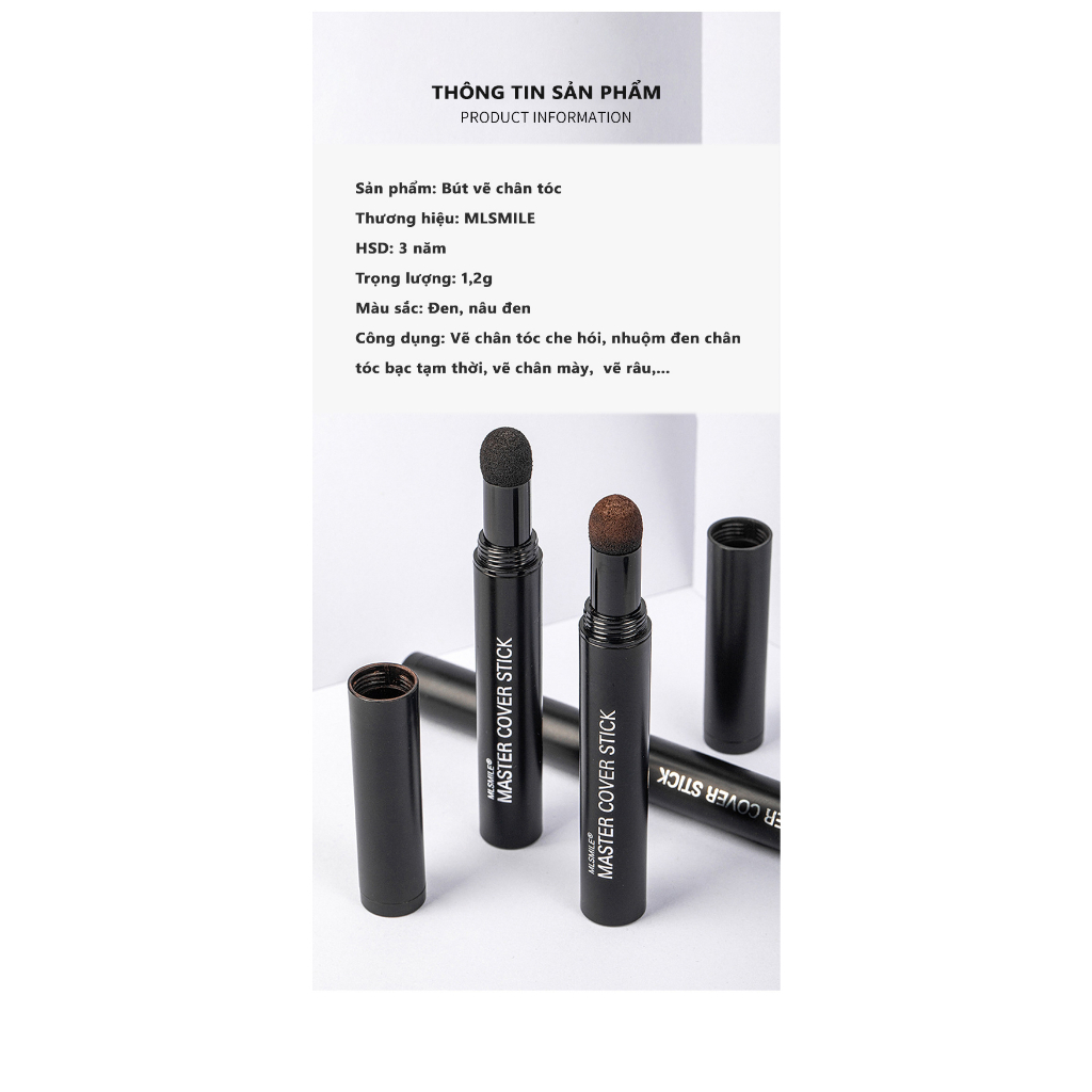 Powder to Cover Baldness, Thinning Hair, Concealer for Hairline.