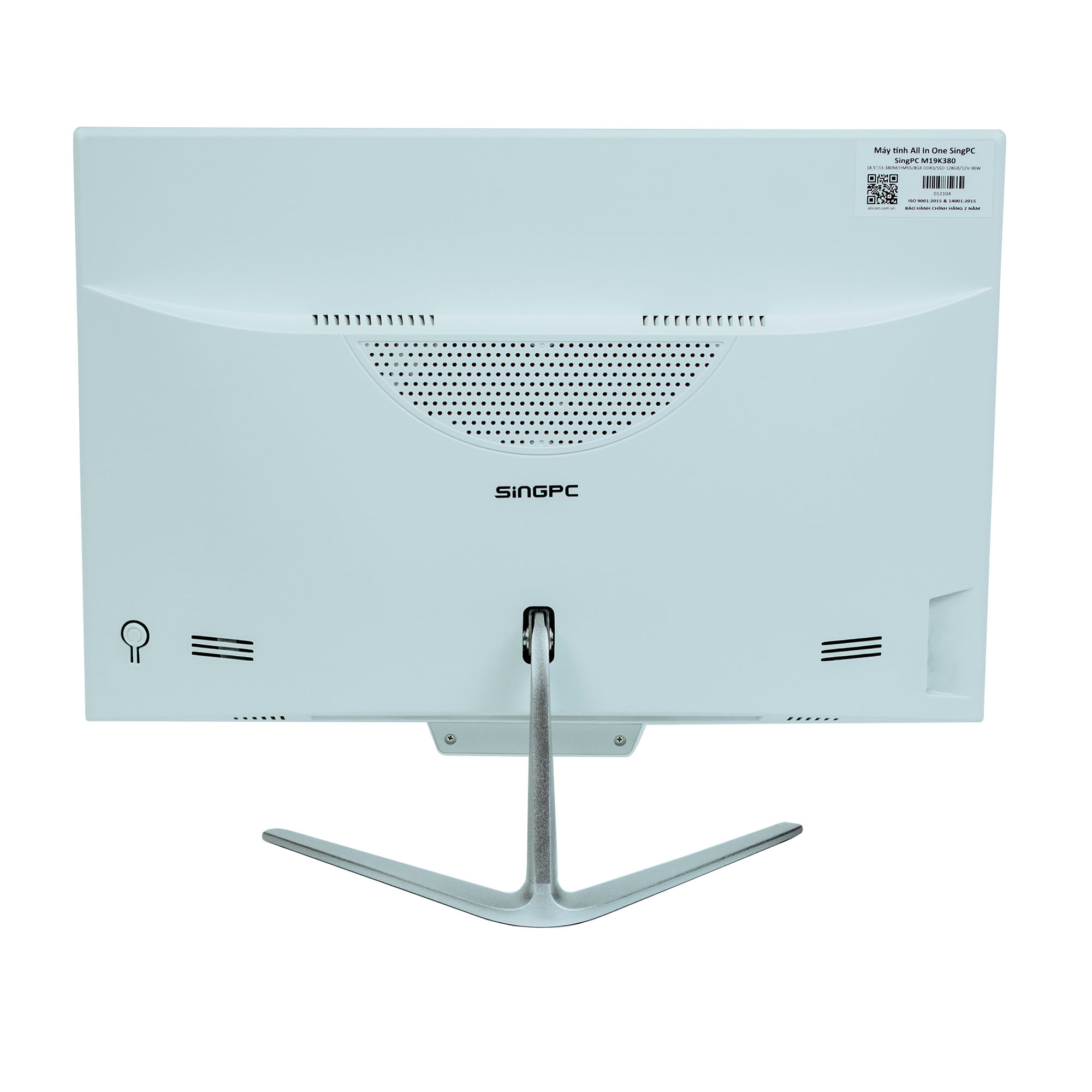 Máy tính All In One SingPC M19K380 (i3-2.4GHZ/8GB/128GB/19inch/Wifi/Bluetooth/Loa/Camera/Mic/K-M)