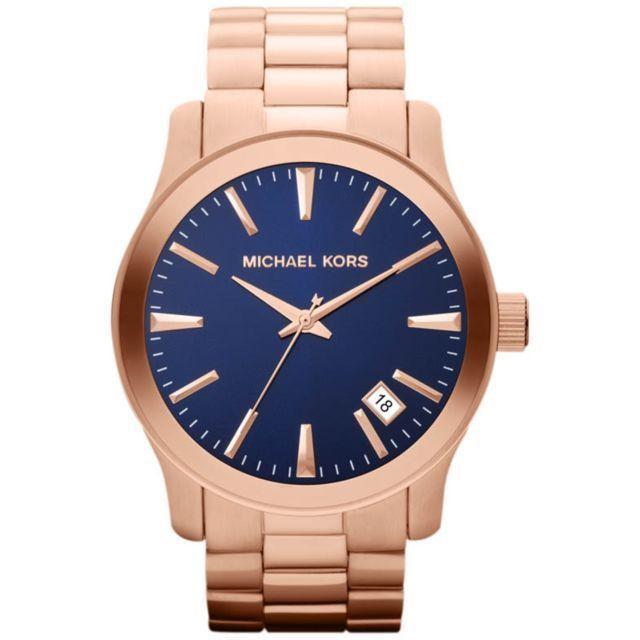 rose gold michael kors watch men's