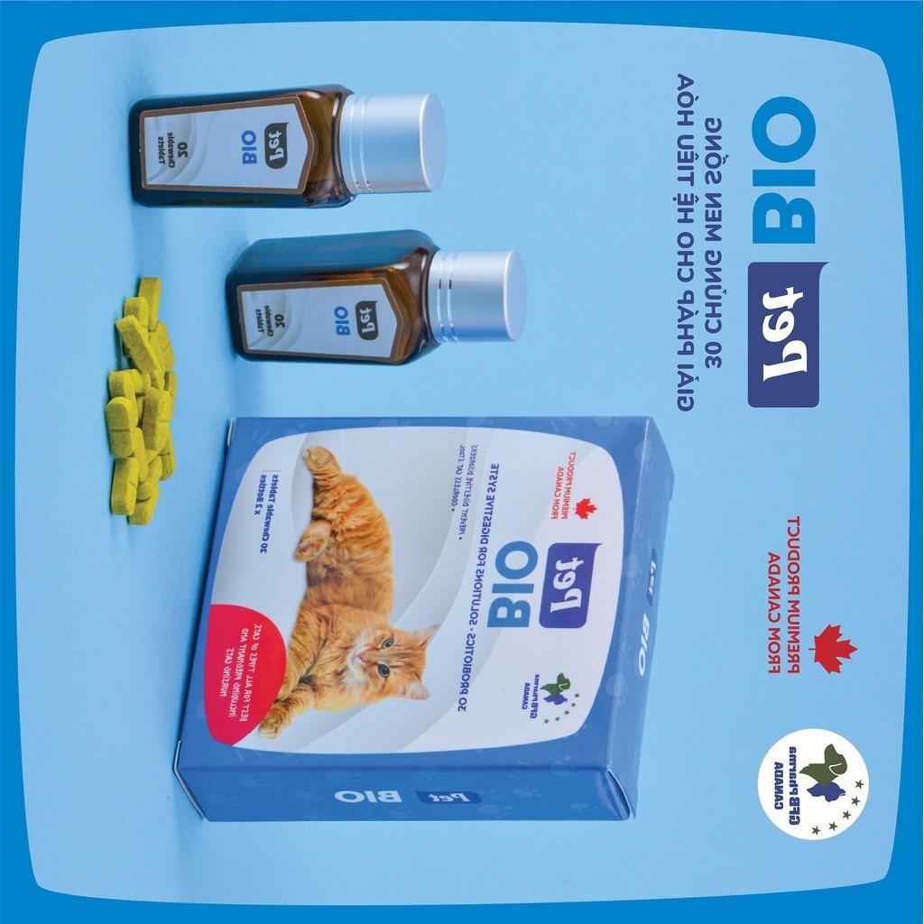 PET BIO ( GFB PHARMA ) - MEN TIÊU HÓA, GIẢM THIỂU MÙI HÔI PHÂN