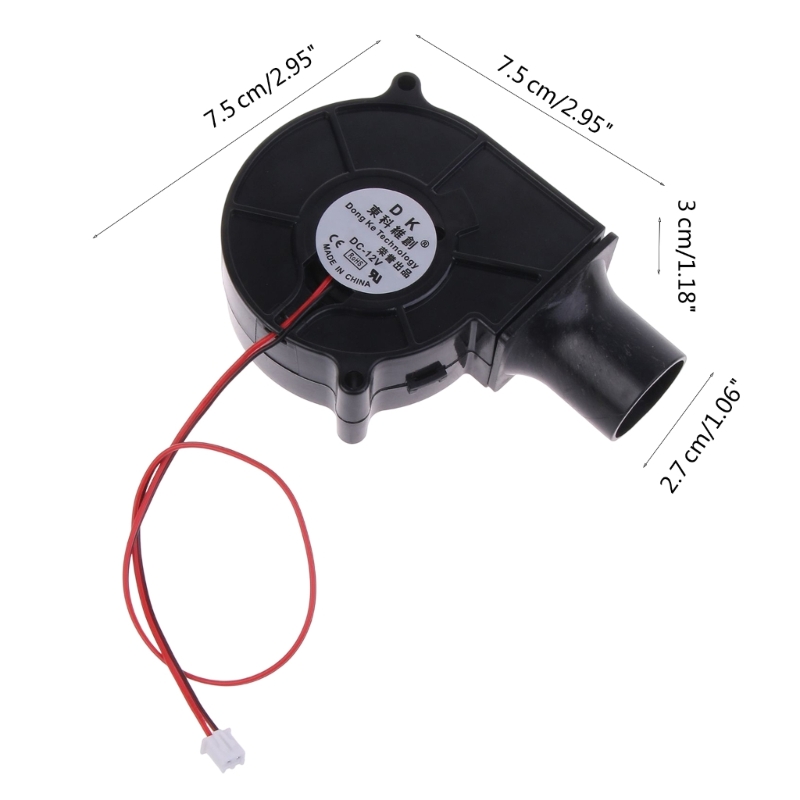 7530 Dc Blower Fan 75x75x30mm 5v 12v 24v 7cm 7530 Bearing Air Flow ...