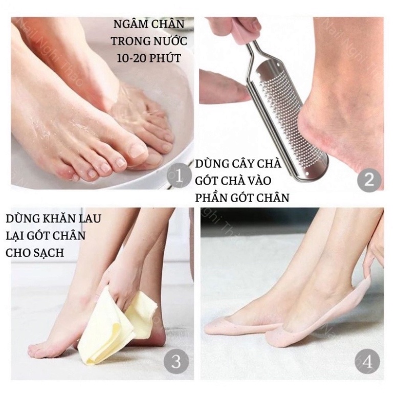 Dụng cụ chà gót chân, bàn chà gót chân