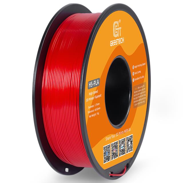 GEEETECH High-Speed PLA Filament 1.75mm 1kg 1 spool, Fast Curing, Better  Liquidity, HS-PLA