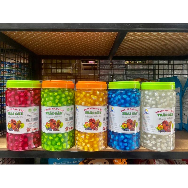 Thạch Rau Câu 3D Trái Cây Đại Long 2.5kg