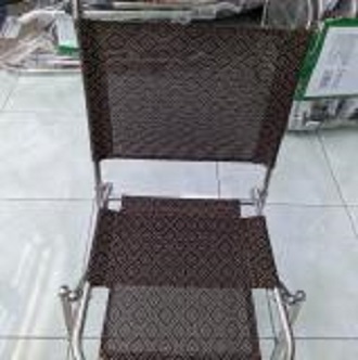 Ghế Xếp Inox 100% Vải Lưới Thổ Cẩm