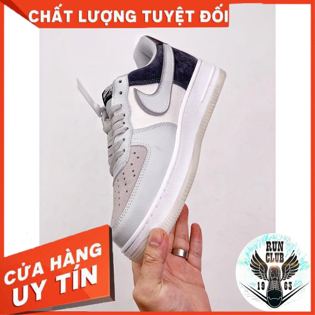 [VIDEO ẢNH THẬT+HỘP BẢO VỆ+FREESHIP] giầy thể thao Force 1 trắng gót đen thời trang nam nữ