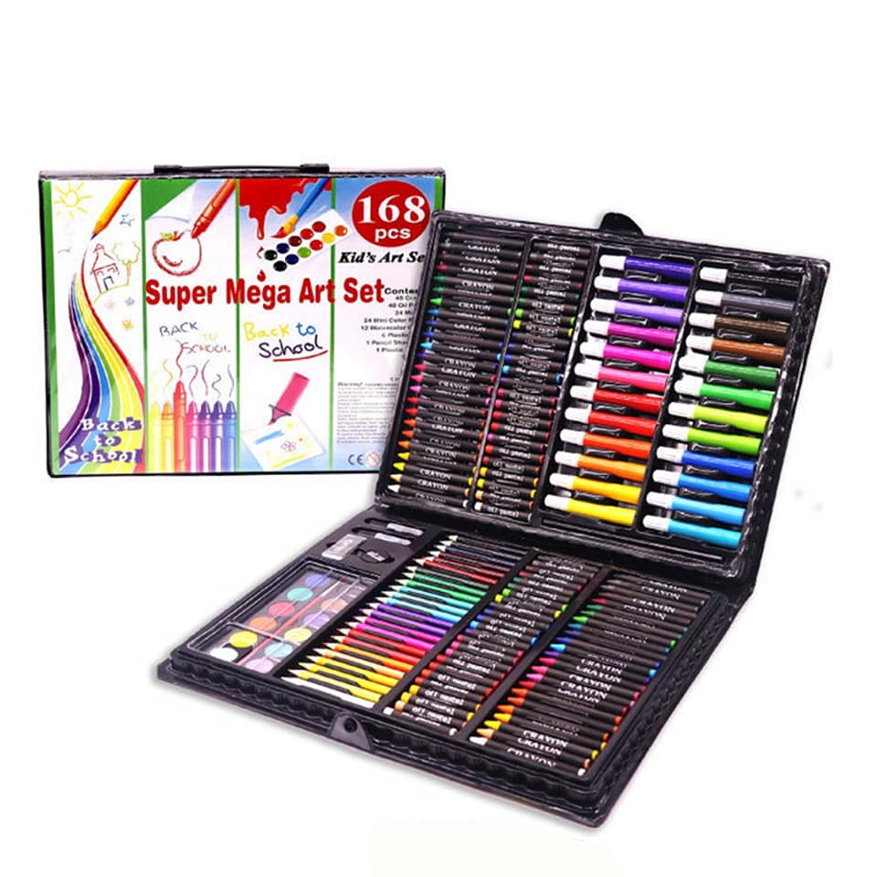 Art 101 Doodle And Color 142 Pc Art Set In A Wood Carrying Case Includes 24  Prem 46959094516