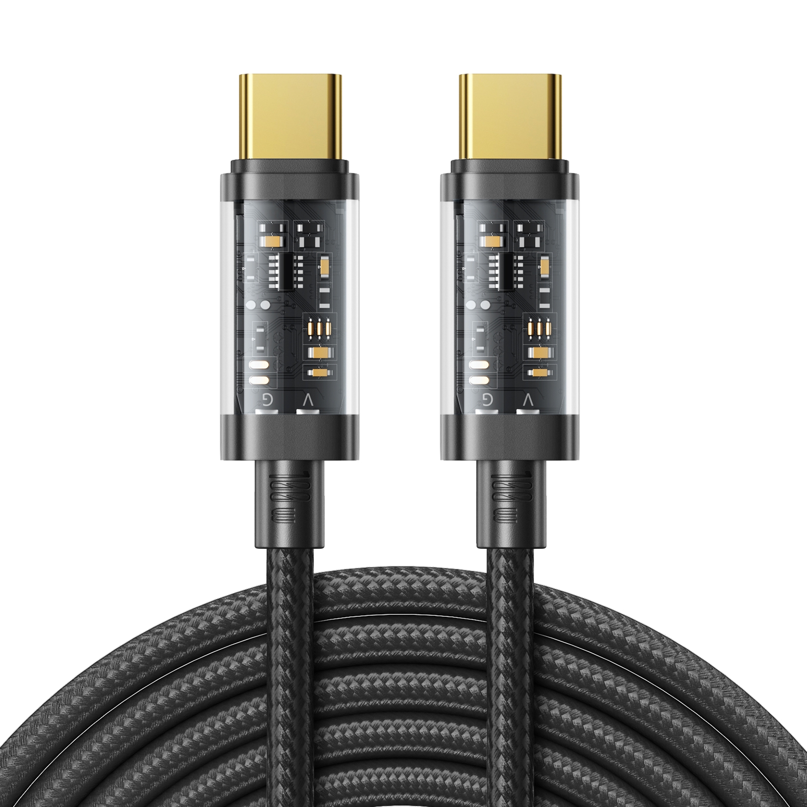 Joyroom s-cc100a20 usb-c / type-c to usb-c / type-c 100w sync data cable, cable length:2m