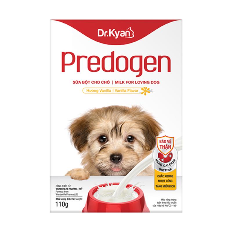 Dr.Kyan - sữa bột Predogen cho chó con - lon 400gr và hộp 110gr
