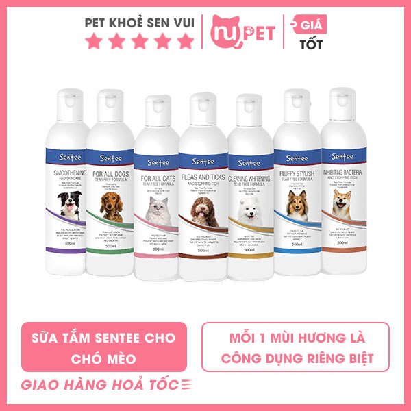 Sữa tắm cao cấp cho chó mèo Sentee