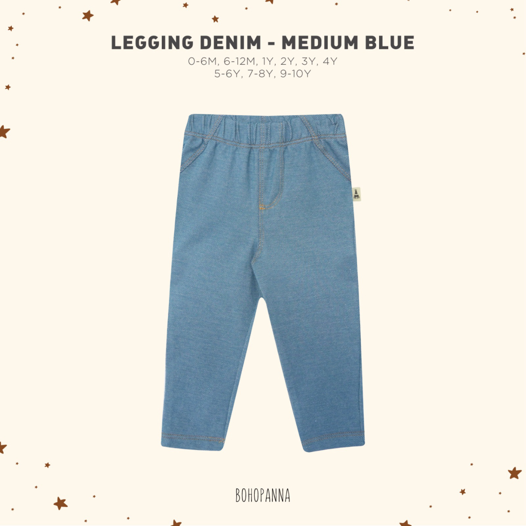 Bohopanna Legging Denim Celana Legging Anak Unisex Lazada