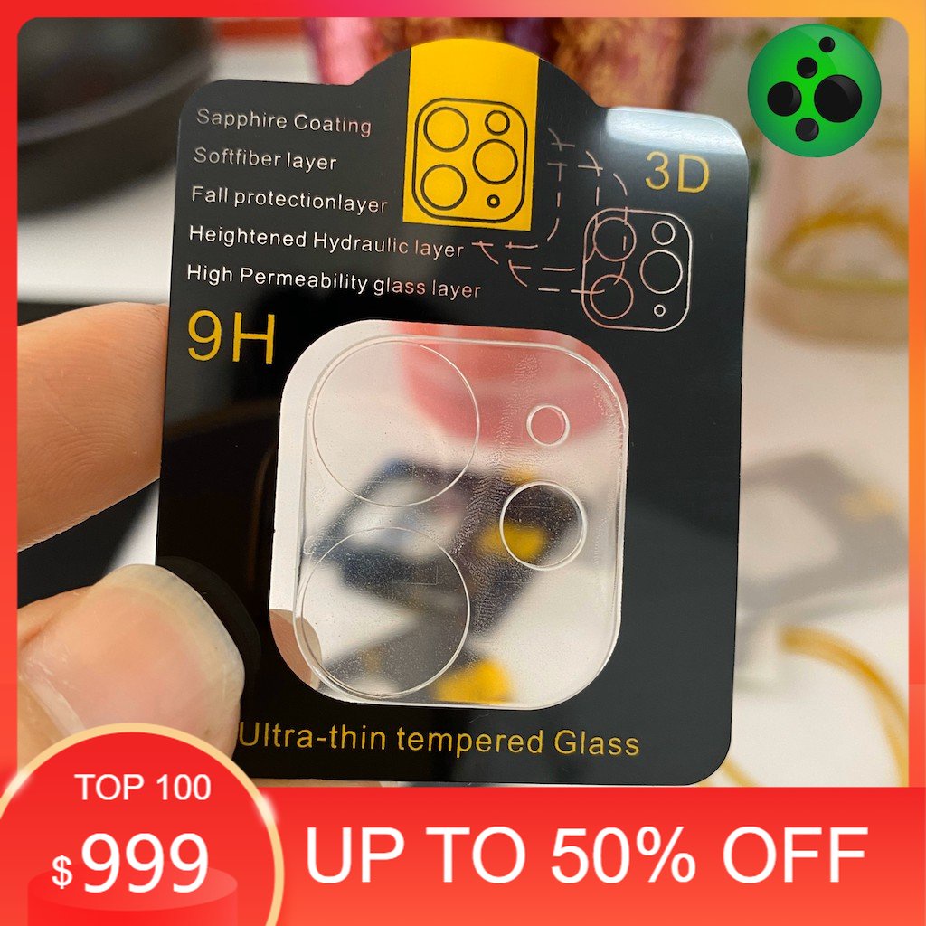 Kính camera cường lực trong suốt iphone 11, 11 pro, 11 pro max