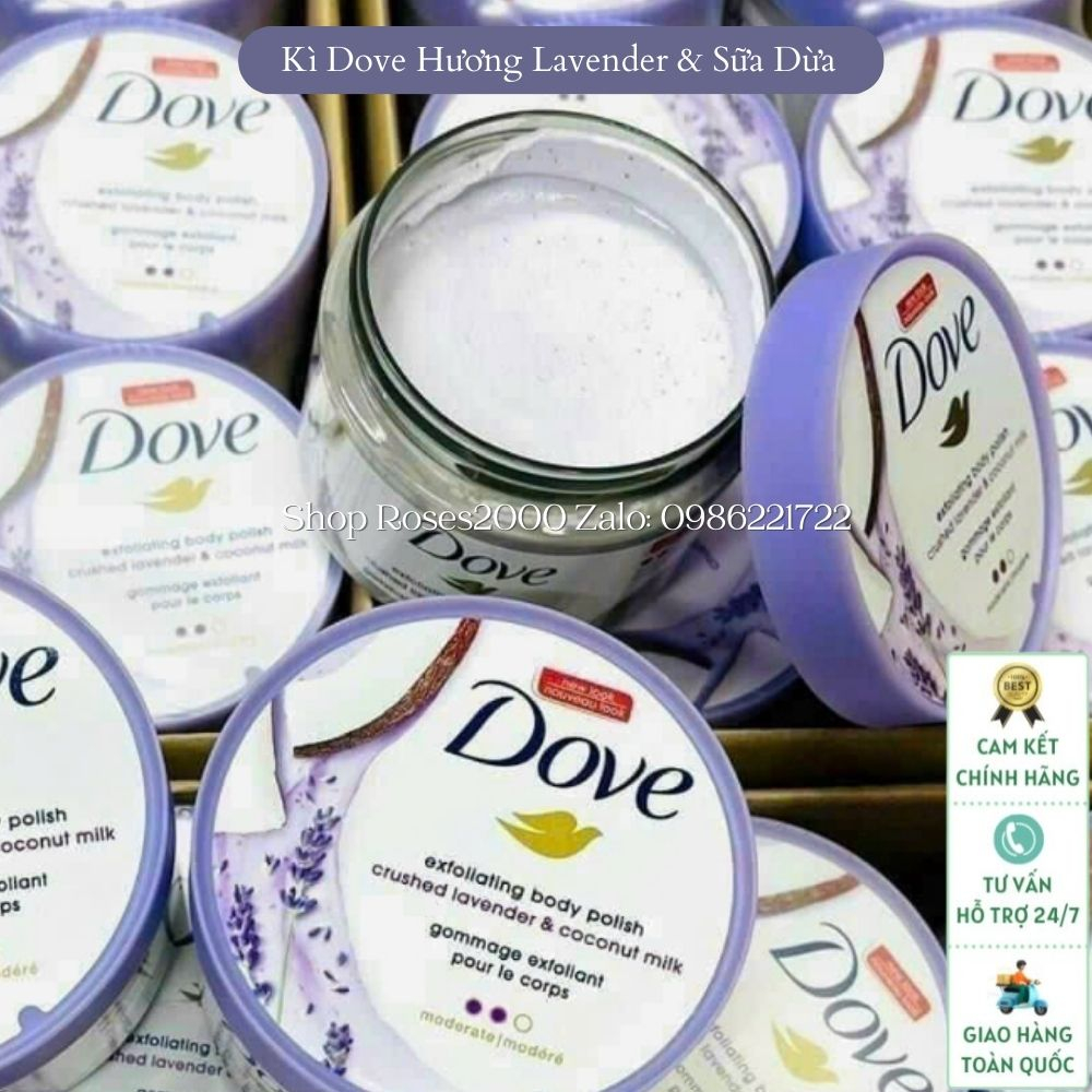 Tẩy Tế Bào Chết Dove 298gr ( Hàng Chuẩn )