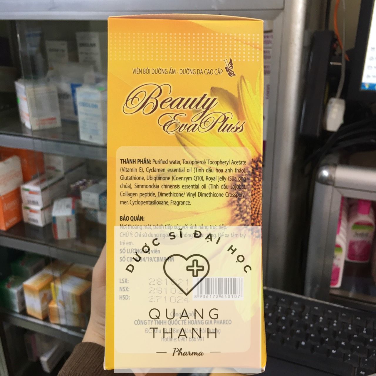 Viên bôi dưỡng ẩm BEAUTY EVA PLUS (hộp 10 vỉ x 5 viên)