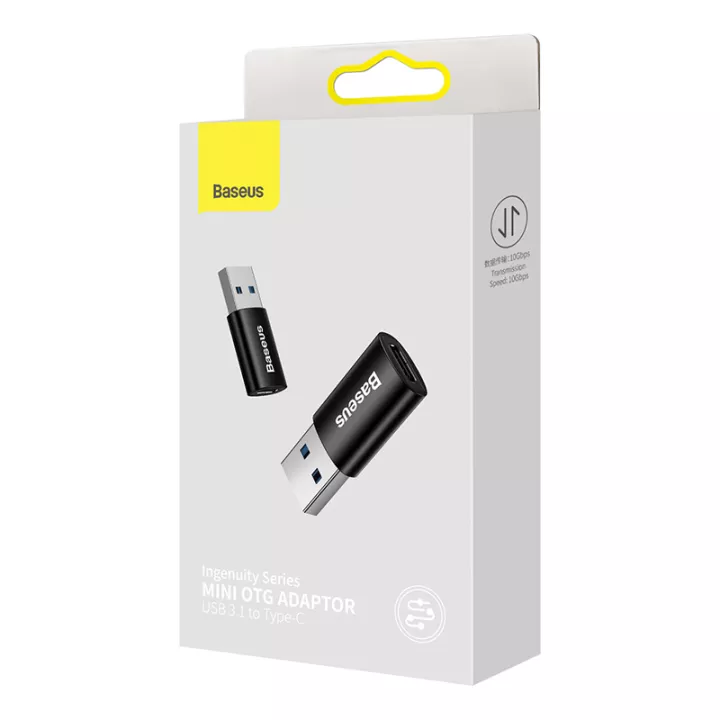 Cổng chuyển đổi Type-C to USB 3.1 Baseus Ingenuity Series Mini OTG