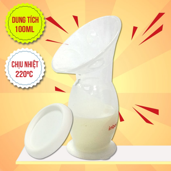 Cốc Hứng Sữa Silicone Cao Cấp Inbear Nature