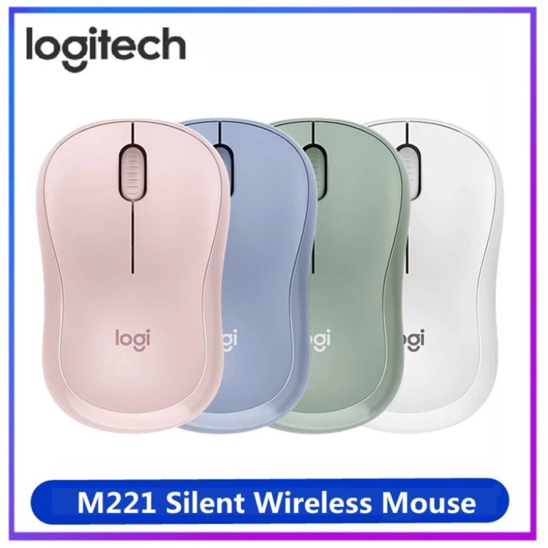 Siêu Điện Tử Cửa Hàng Logitech M221 chuột không dây Im Lặng 3-Nút 1000Dpi Với 2.4Ghz Chuột vi tính quang Với đầu thu dạng USB