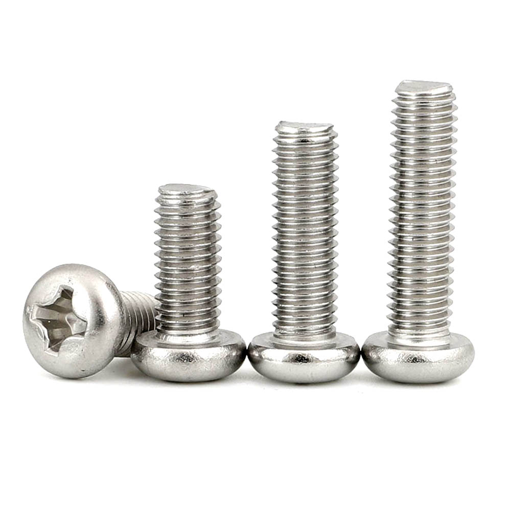 thumbnail image 2 of Metric M3 M3.5 A2 Stainless Steel Phillips Pan Head Machine Screws – 3mm To 120mm 2 of 5