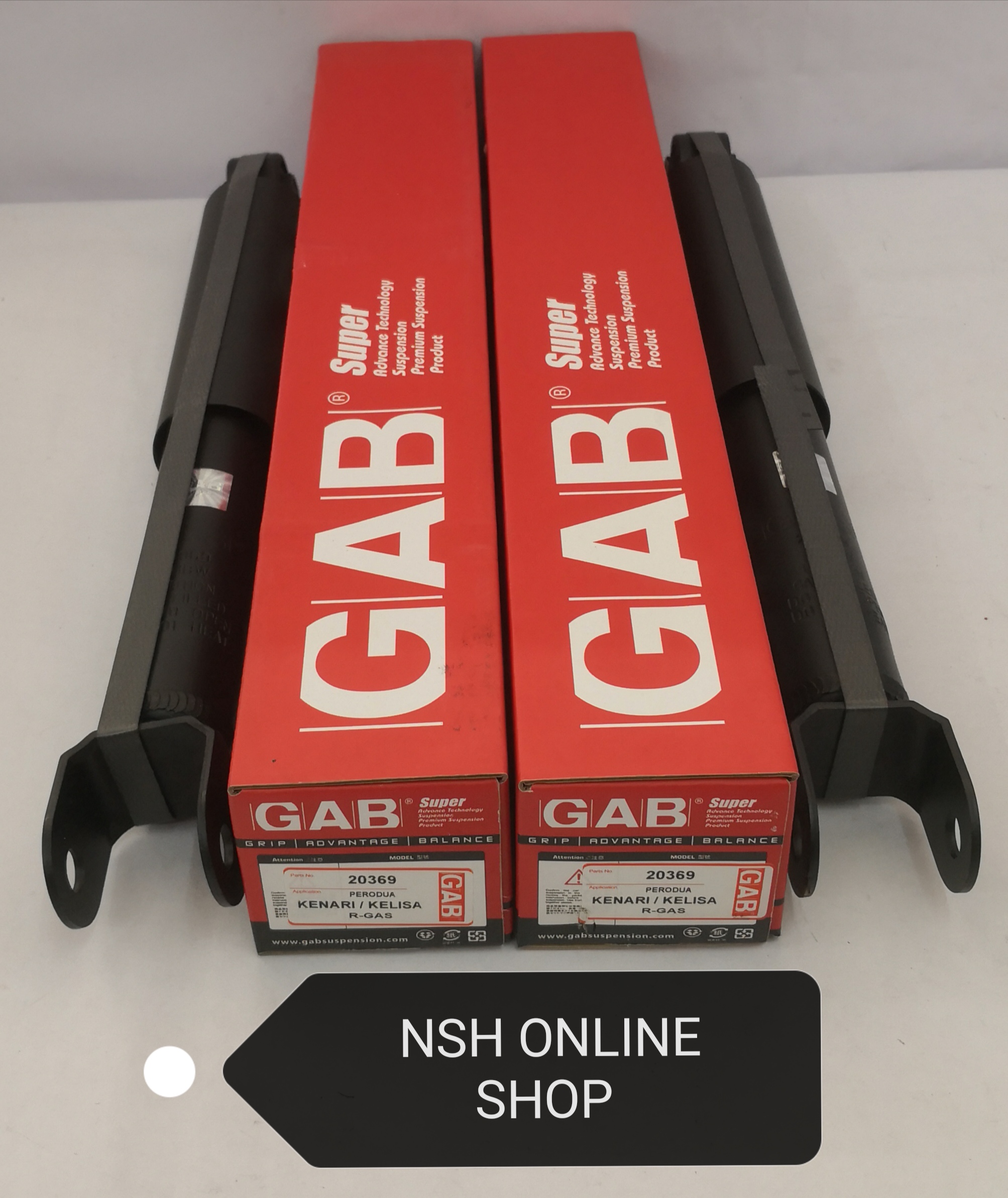 Gab Super Premium Shock Absorber Rear For Perodua Kelisa Kenari Oil Gas Pairs Lazada