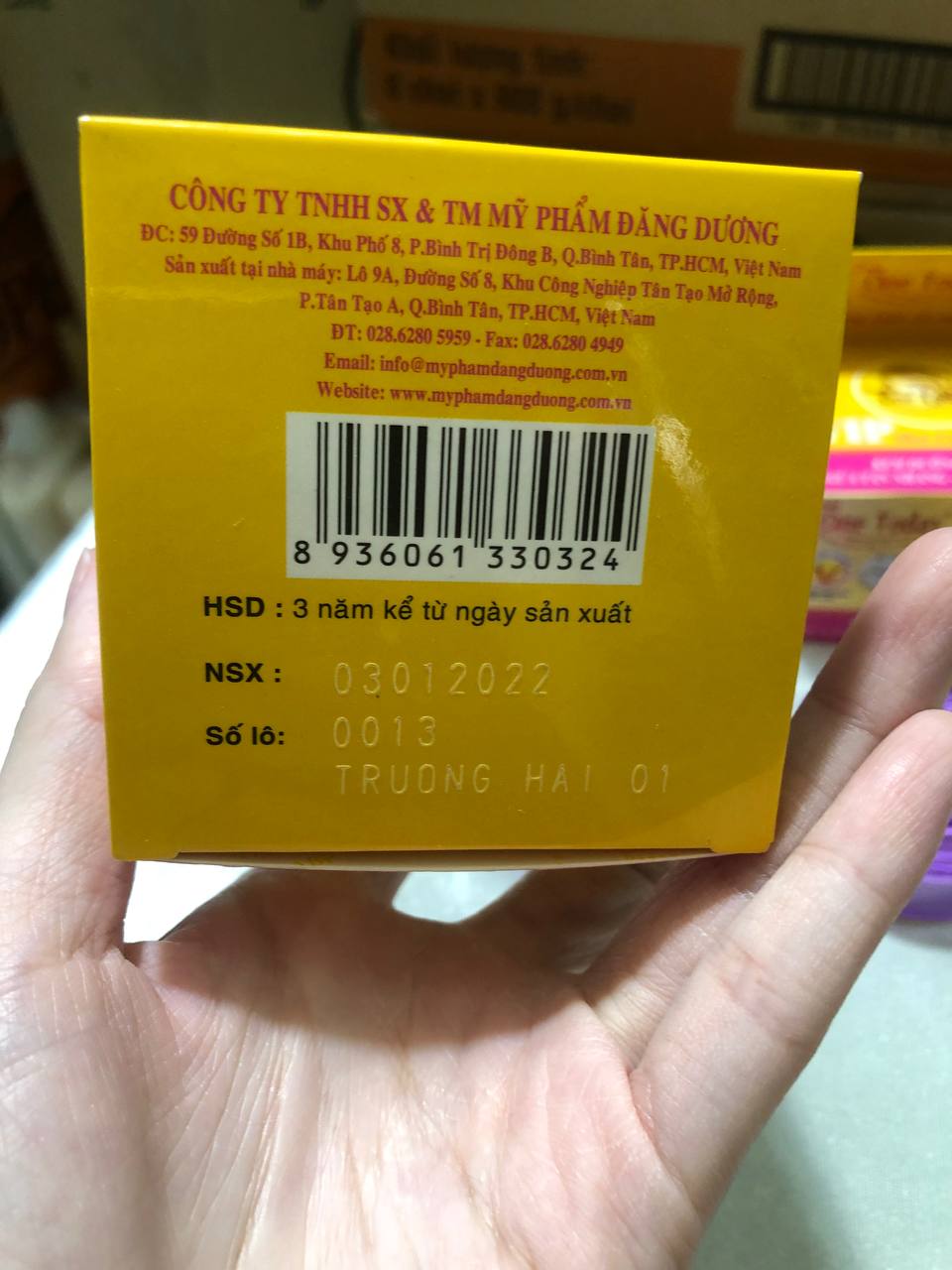 Kem dưỡng trắng da TNĐM vip 15g