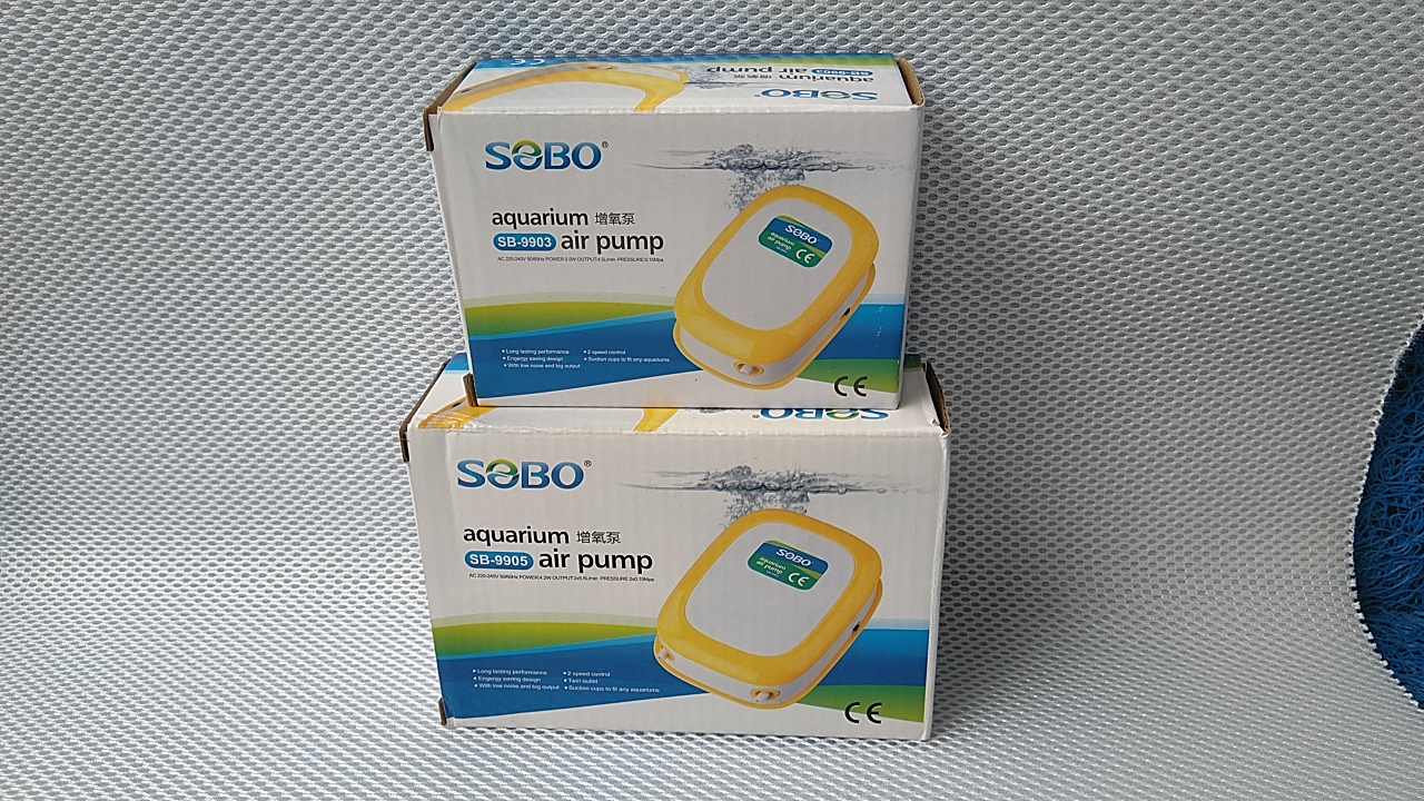 Máy thổi khí SOBO dùng cho bể cá. (SB-9903-9905)