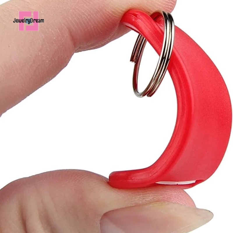 [ Quick Shipment ]10pcs Universal Plastic Luggage Identifier Label Keychain DIY Baggage Name Card Tag with Split Key Ring Number Classification Card Keychains